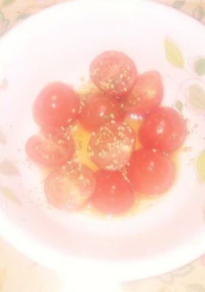 簡単に！ミニトマトの和風サラダ-レシピのメイン写真