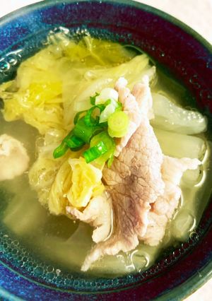 白菜と豚肉のさっぱり塩スープ-レシピのメイン写真