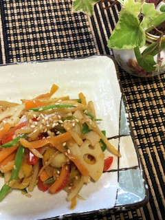母の味♡ 具沢山のキンピラ♬-レシピのメイン写真