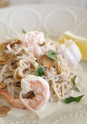 ソイデスリムのレモンチーズクリームパスタ-レシピのメイン写真