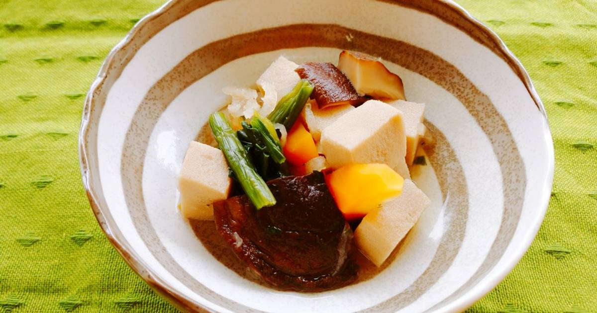 基本からアレンジまで!思わずつくりたくなる「高野豆腐の五目煮」のレシピ集 | クックパッド