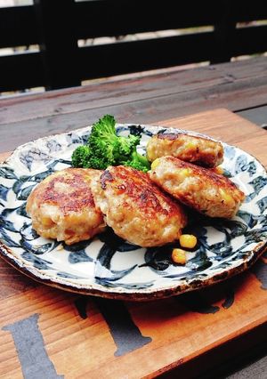 お弁当にも★味付きコーンハンバーグ-レシピのメイン写真