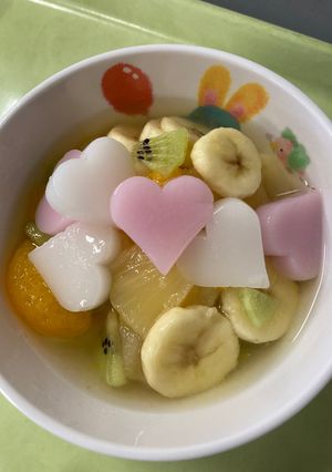 【保育園給食】フルーツ杏仁-レシピのメイン写真