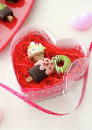 100均型使用♡簡単♡型抜きチョコレート-レシピのメイン写真