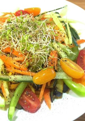 ターメリックマヨネーズのサラダパスタ-レシピのメイン写真