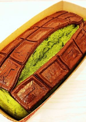 抹茶と板チョコのパウンドケーキ-レシピのメイン写真