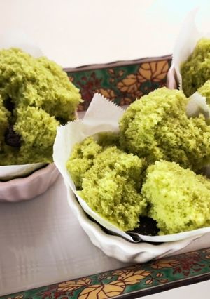 米粉と小麦粉の♬ハーフ&ハーフ蒸しパン-レシピのメイン写真