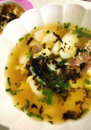 韓国のお雑煮　トックッ-レシピのメイン写真