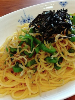 ジャコとピーマンのパスタ-レシピのメイン写真