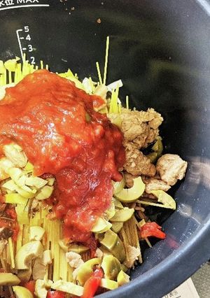 ヴィーガンナポリタン-レシピのメイン写真