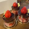 いちごのチョコレートムース