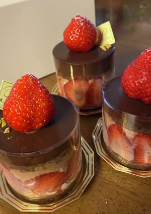 いちごのチョコレートムース-レシピのメイン写真