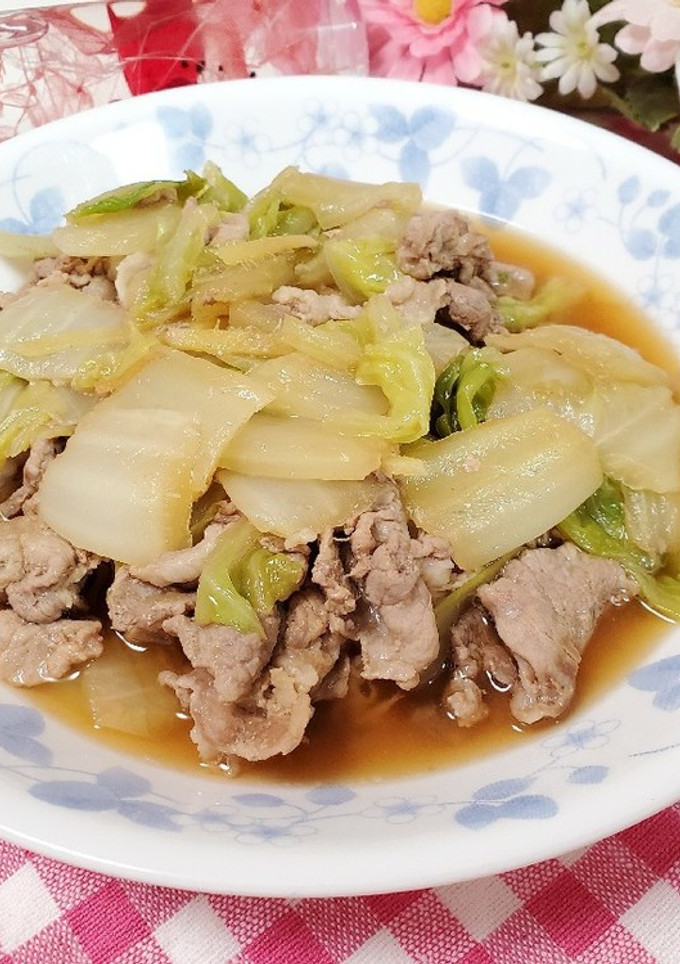 15分で完成！豚こまと白菜のオイスター煮-レシピのメイン写真