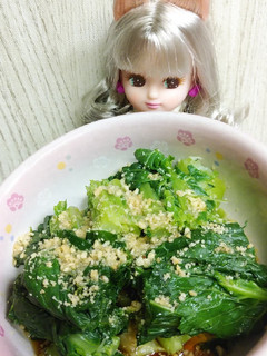 リカちゃん♡のらぼう菜ピーナッツおひたし-レシピのメイン写真