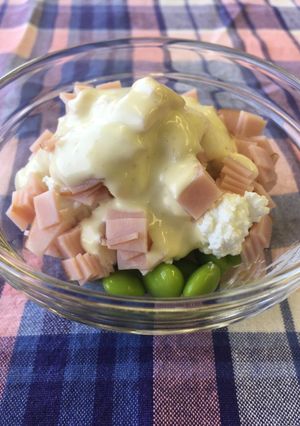 ピリッとわさびが◎枝豆のボウルサラダ-レシピのメイン写真