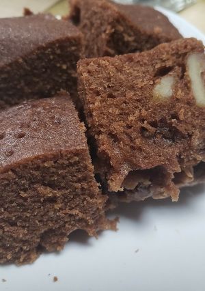 【簡単】胡桃のチョコブラウニー【レンジ】-レシピのメイン写真