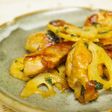 鶏ももと蓮根のシソ照り炒め