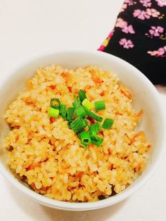 干しエビの玄米炊き込みご飯-レシピのメイン写真