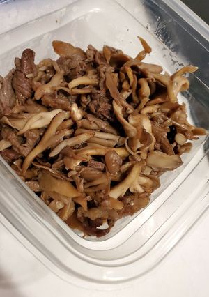 【保存食】舞茸と牛肉の時雨煮-レシピのメイン写真