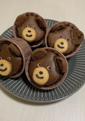 米粉のクママフィン♡グルテンフリー-レシピのメイン写真