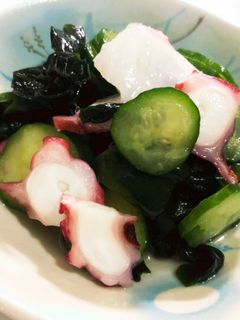タコと胡瓜の酢の物-レシピのメイン写真