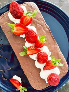 オーブンゼラチンなし!チョコチーズケーキ-レシピのメイン写真