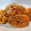 天使のエビで簡単トマトクリームパスタ