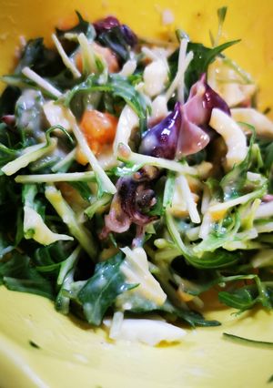 白味噌ヨーグルトで！水菜と卵の和えもの-レシピのメイン写真