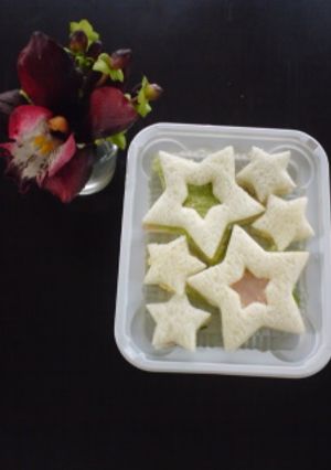 簡単★星型サンド　-レシピのメイン写真