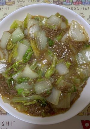 MrsWongちの娃娃菜そぼろあんかけ-レシピのメイン写真