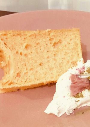 桜のシフォンケーキ♪-レシピのメイン写真