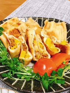納豆たくあんチーズイン巾着-レシピのメイン写真
