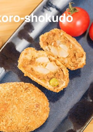 大豆ミート肉味噌deじゃがいもコロッケ-レシピのメイン写真