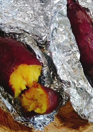オーブンで簡単✨待ち時間なし⁉️の焼き芋-レシピのメイン写真