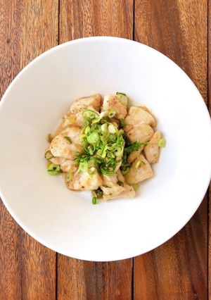 食欲そそる♡ガリバタねぎポンチキン-レシピのメイン写真