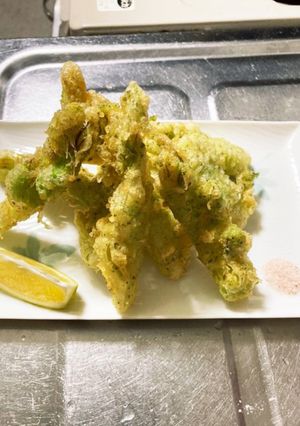 春です♪蕾菜の天ぷら-レシピのメイン写真