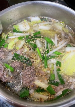 超簡単　牛肉と白菜のスープ　韓国風-レシピのメイン写真