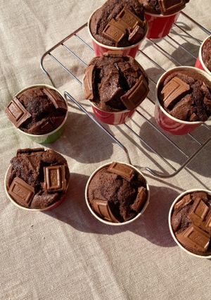 簡単だけど濃厚！チョコブラウニーケーキ-レシピのメイン写真