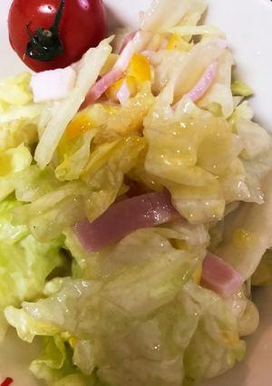 無限！レタスとロースハムの塩レモンサラダ-レシピのメイン写真