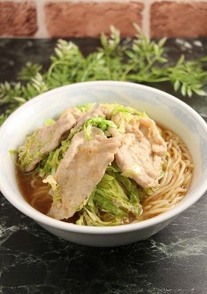簡単！きゃべつラーメン☆生姜焼き乗せ-レシピのメイン写真