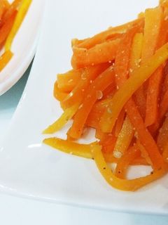 レンチン!にんじんの胡麻和え-レシピのメイン写真