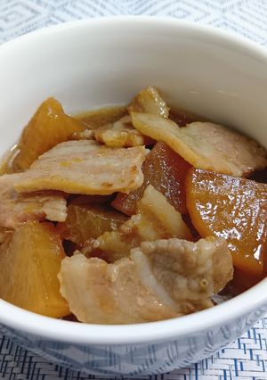 豚バラと大根の簡単炒め煮-レシピのメイン写真