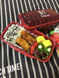 男子中学生弁当2/13 イカ天弁当-レシピのメイン写真