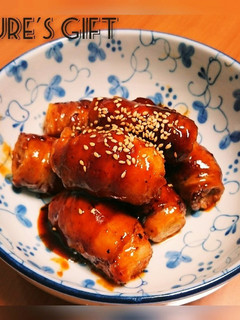 白ネギの甘辛豚バラ巻き-レシピのメイン写真
