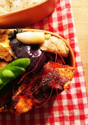 お弁当★常備菜レンジで茄子とキノコマリネ-レシピのメイン写真