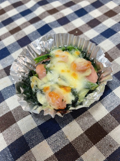 お弁当に♡簡単ほうれん草のマヨチーズ焼き-レシピのメイン写真