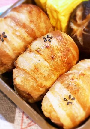 焼肉のタレを混ぜちゃう♪豚巻きおにぎり-レシピのメイン写真