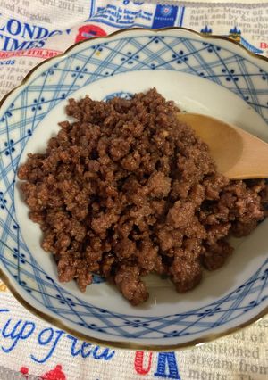 10分でできる！牛肉そぼろ-レシピのメイン写真