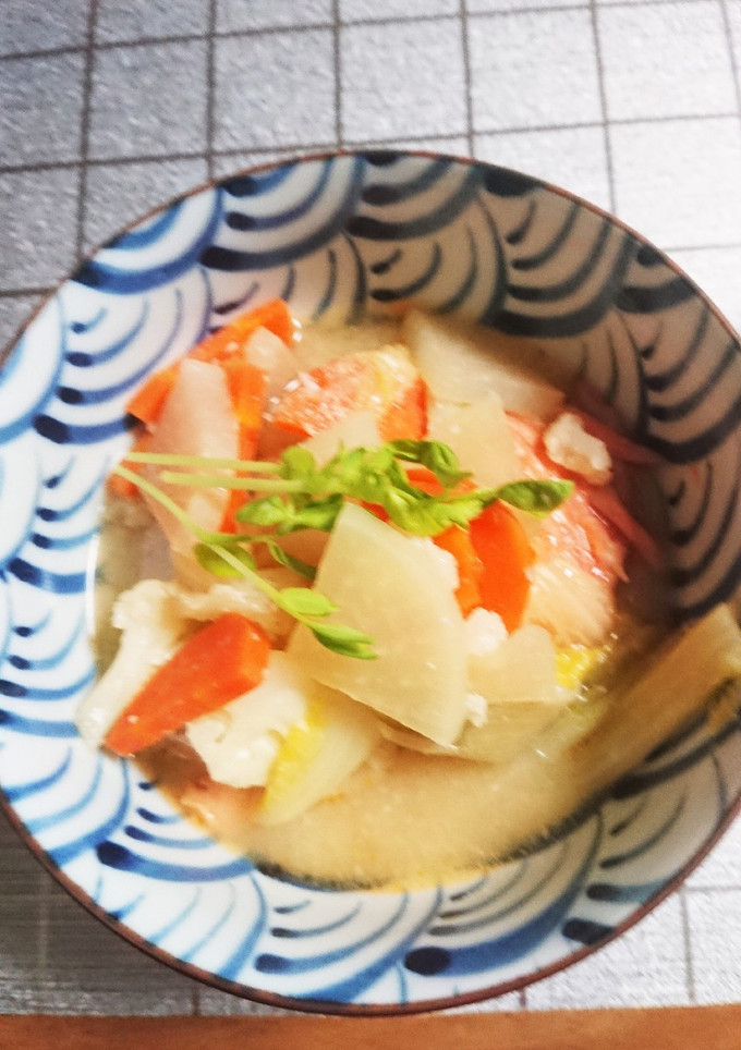 鮭と野菜の重ね煮-レシピのメイン写真