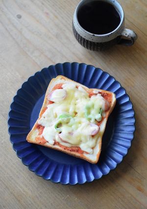 冷凍作りおきトースト。基本のピザ-レシピのメイン写真